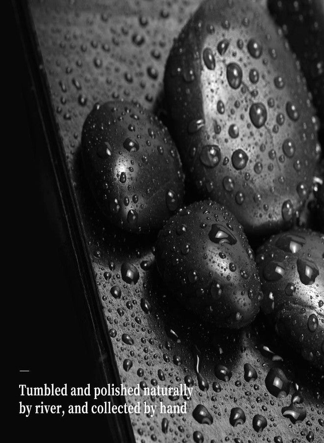 Ercole® Decorative & Stylish Polished Small Black Marble Pebbles for Aquariums Fish Tanks Vase Fillers Home Garden Decor (Black-Small, 500 Grams) - Image 4